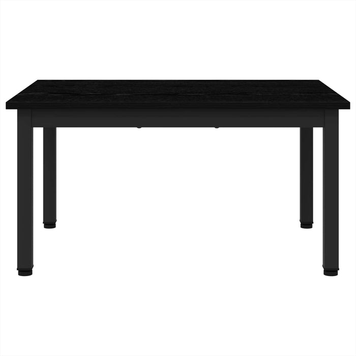 Tavolino da salotto Rovere Nero 70 x 50 x 36 cm 892566