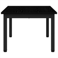 Tavolino da salotto Rovere Nero 70 x 50 x 36 cm 892566