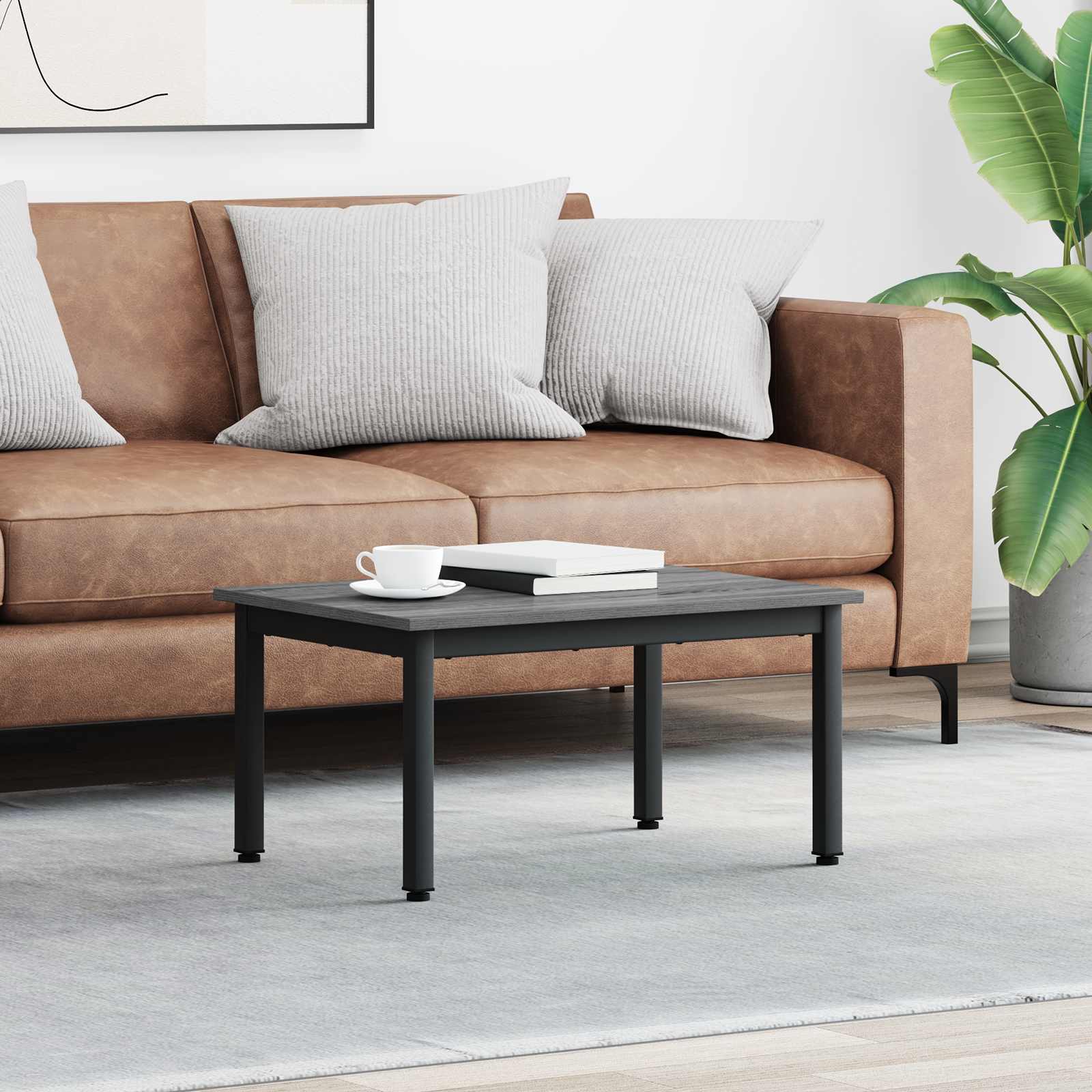 Tavolino da salotto Grigio Sonoma 70 x 50 x 36 cm 892569