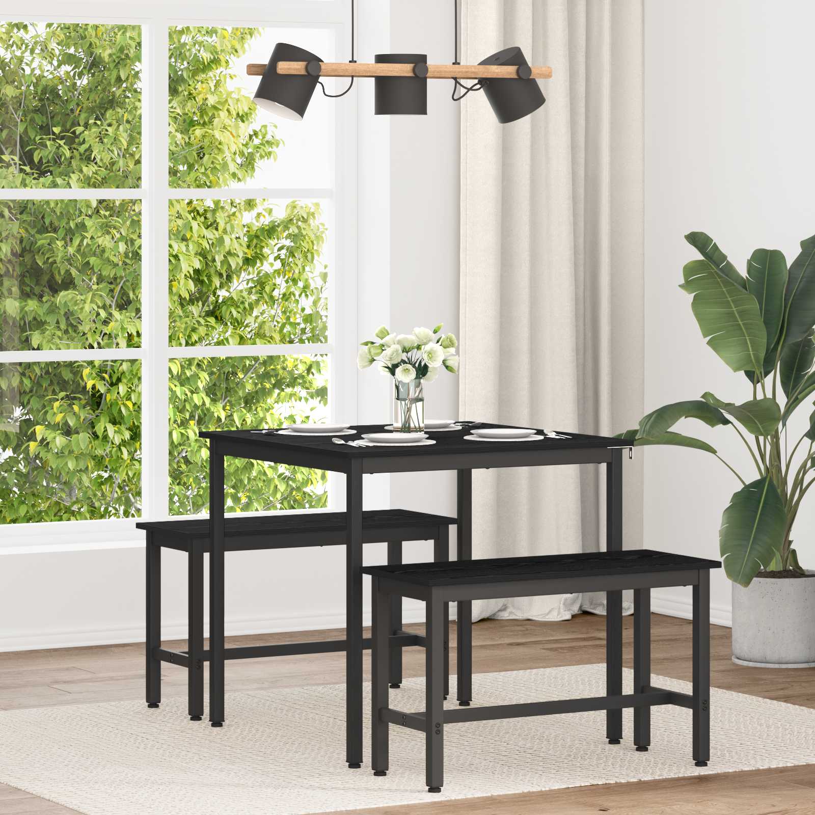 Tavoli da pranzo 80 x 80 x 75 cm METALLO 892626