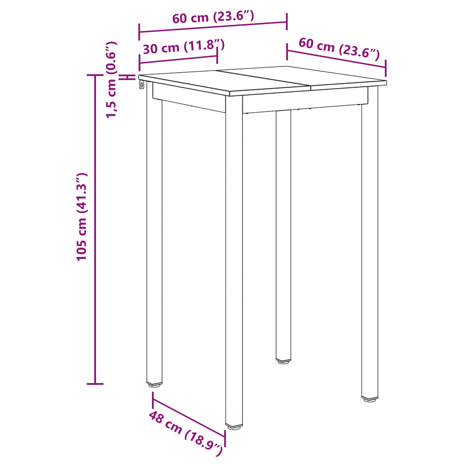 Tavoli da pranzo Legno multistrato 892668