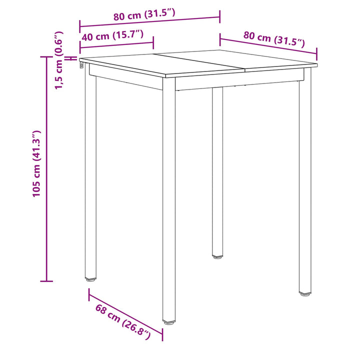 Tavoli da pranzo Legno multistrato 892680