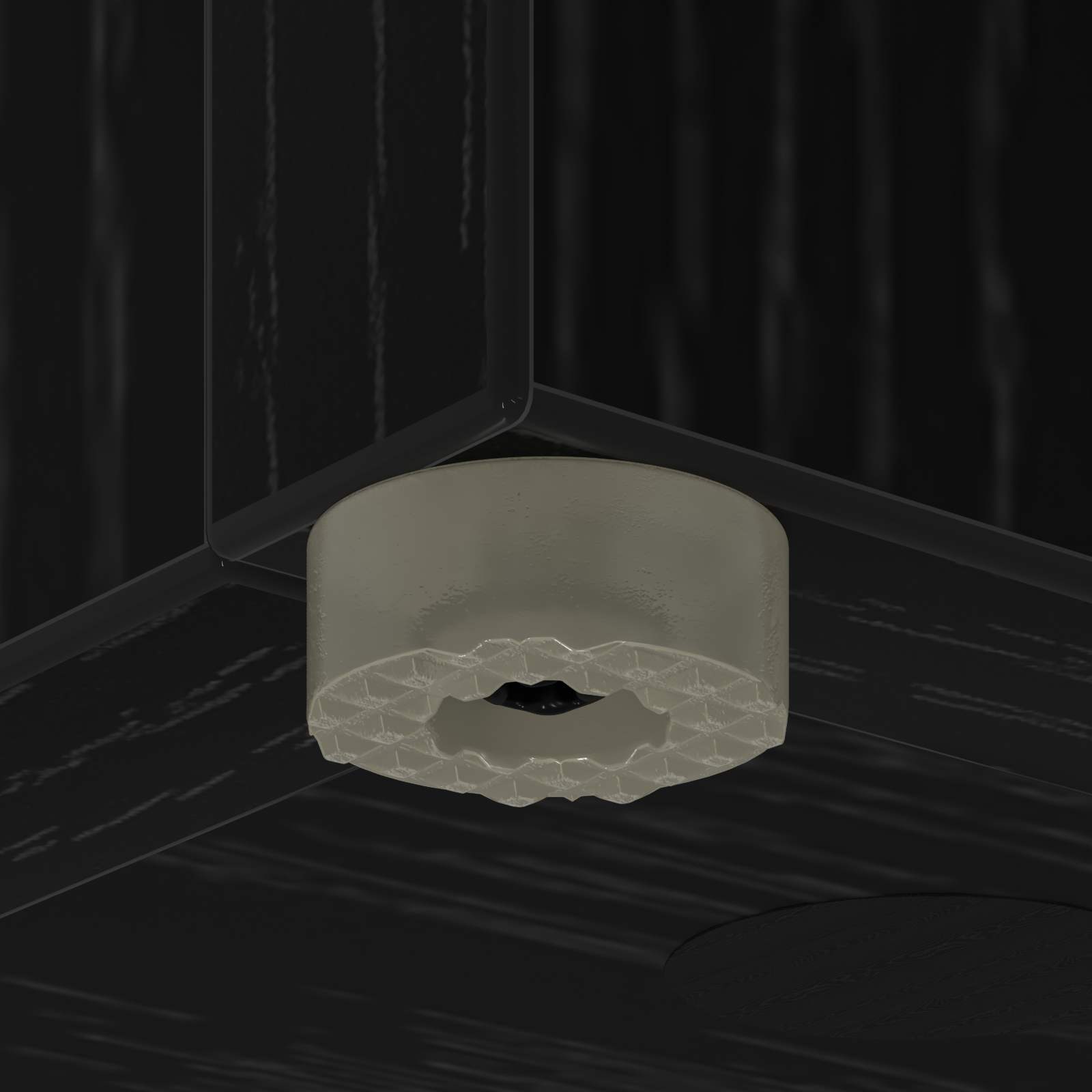 Supporto per Ombrellone Rovere Nero 25 x 24,5 x 64 cm 899416