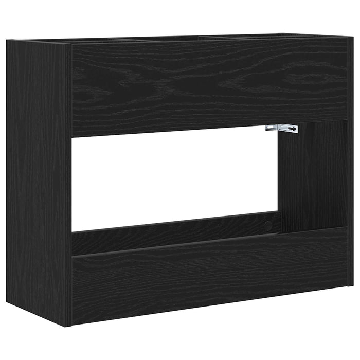 Supporto per Ombrellone Rovere Nero 65 x 24 x 50 cm 899424