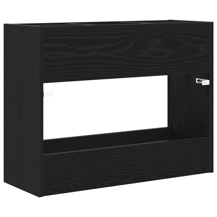 Supporto per Ombrellone Rovere Nero 65 x 24 x 50 cm 899424