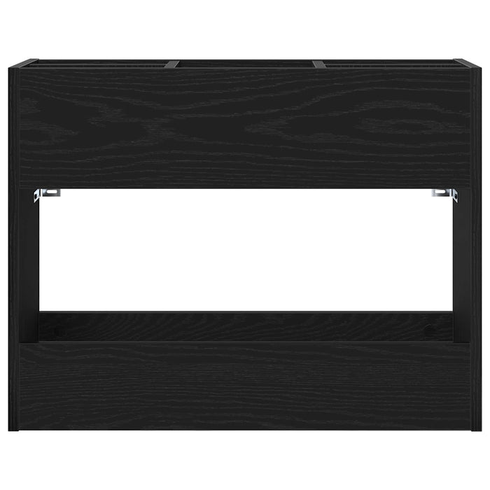 Supporto per Ombrellone Rovere Nero 65 x 24 x 50 cm 899424