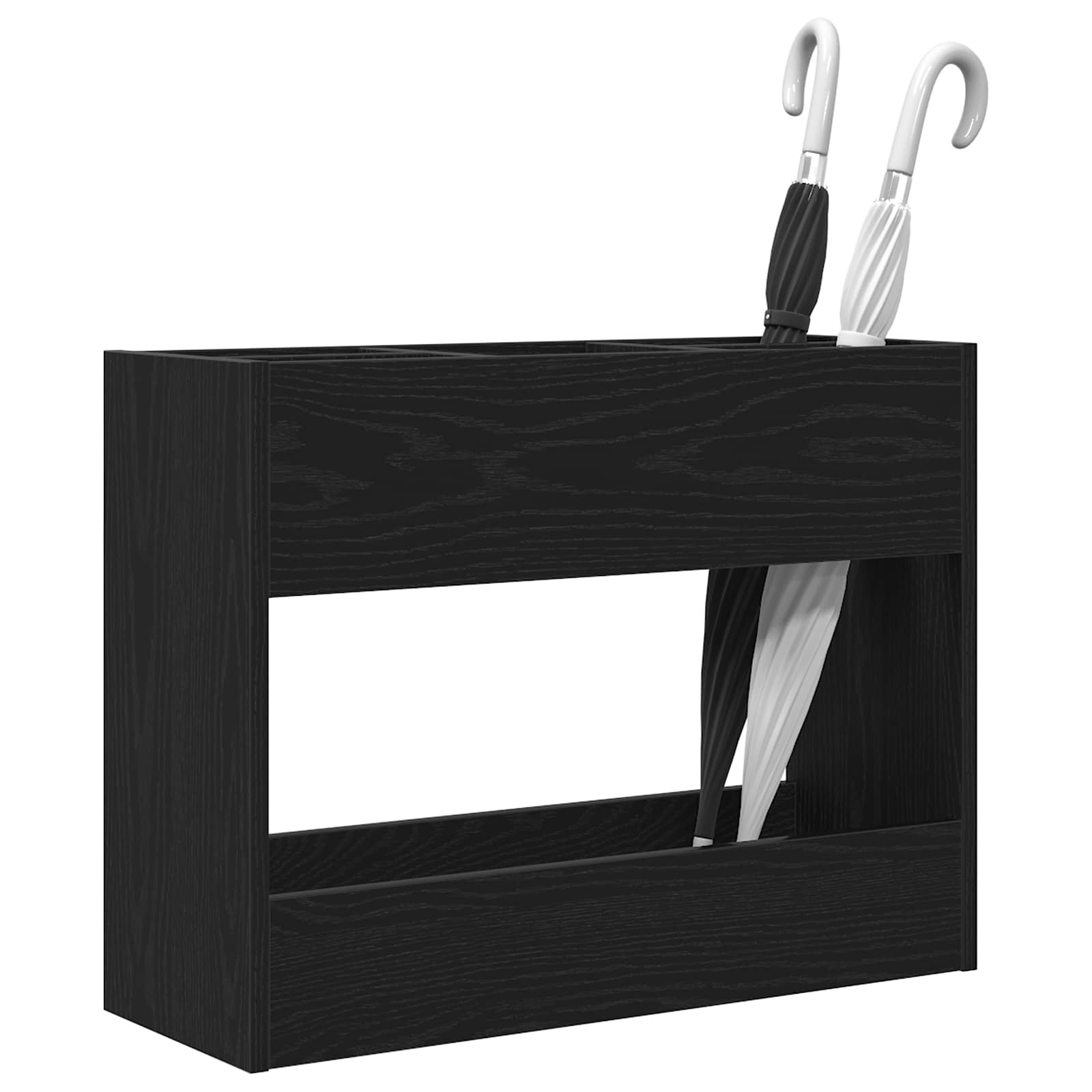 Supporto per Ombrellone Rovere Nero 65 x 24 x 50 cm 899424