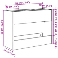 Supporto per Ombrellone Grigio Sonoma 65 x 24 x 50 cm 899428