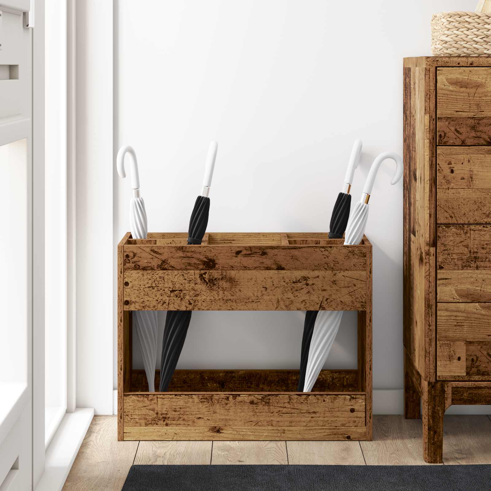 Supporto per Ombrellone Legno vecchio 65 x 24 x 50 cm 899429