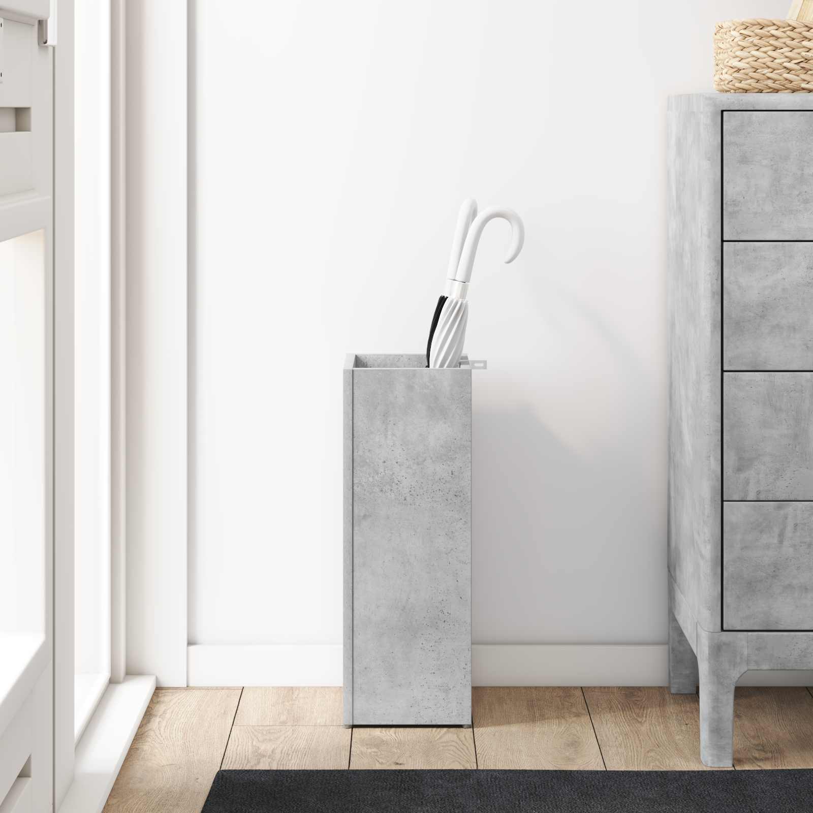 Supporto per Ombrellone Grigio cemento 20 x 20 x 55,5 cm 899442