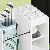 Armadio per Golf con ruota Tinta unita Bianco 65 x 45 x 98 cm 899447