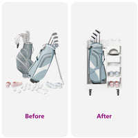 Armadio per Golf con ruota Tinta unita Bianco 65 x 45 x 98 cm 899447