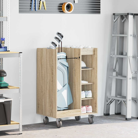 Armadio per Golf con ruota Rovere Sonoma 65 x 45 x 98 cm 899449