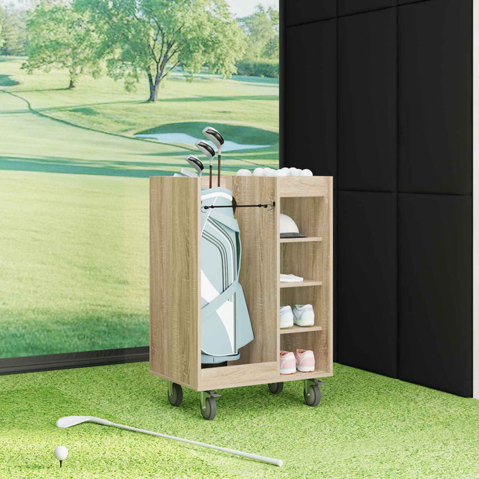 Armadio per Golf con ruota Rovere Sonoma 65 x 45 x 98 cm 899449