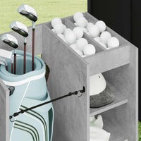 Armadio per Golf con ruota Grigio cemento 65 x 45 x 98 cm 899450