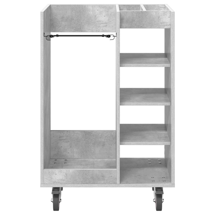 Armadio per Golf con ruota Grigio cemento 65 x 45 x 98 cm 899450