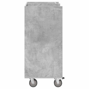 Armadio per Golf con ruota Grigio cemento 65 x 45 x 98 cm 899450