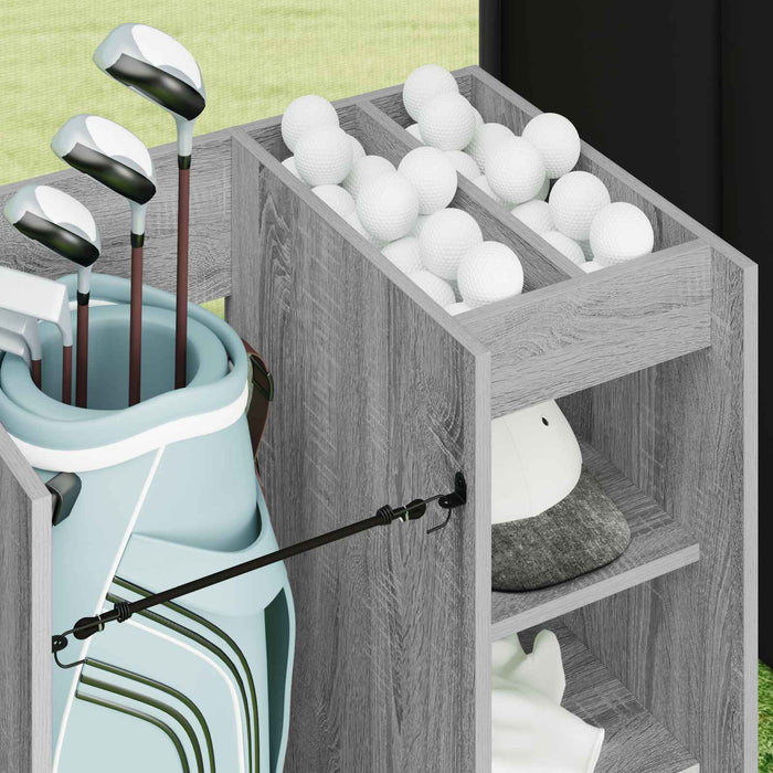 Armadio per Golf con ruota Grigio Sonoma 65 x 45 x 98 cm 899452
