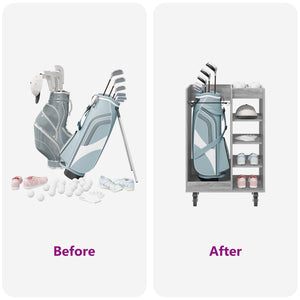 Armadio per Golf con ruota Grigio Sonoma 65 x 45 x 98 cm 899452