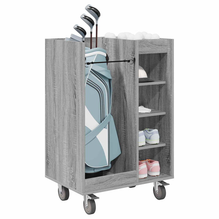 Armadio per Golf con ruota Grigio Sonoma 65 x 45 x 98 cm 899452