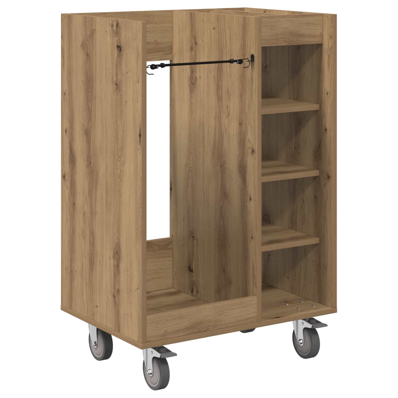 Armadio per Golf con ruota Rovere artigianale 65 x 45 x 98 cm 899454