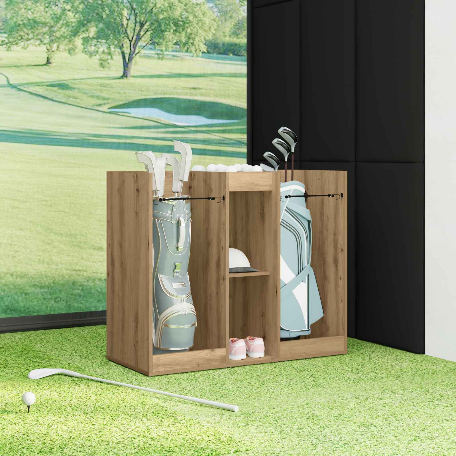 Armadio per Golf Rovere artigianale 102 x 45 x 85,5 cm 899462