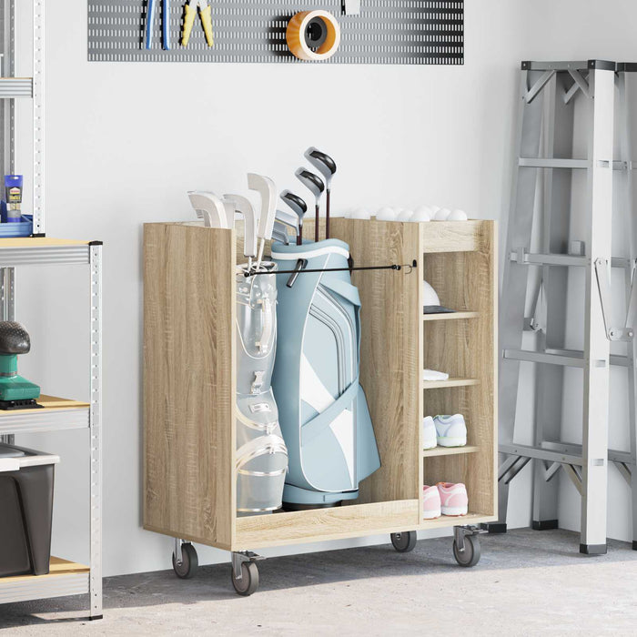 Armadio per Golf con ruota Rovere Sonoma 65 x 45 x 98 cm 899465