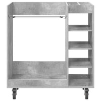 Armadio per Golf con ruota Grigio cemento 90 x 45 x 98 cm 899466