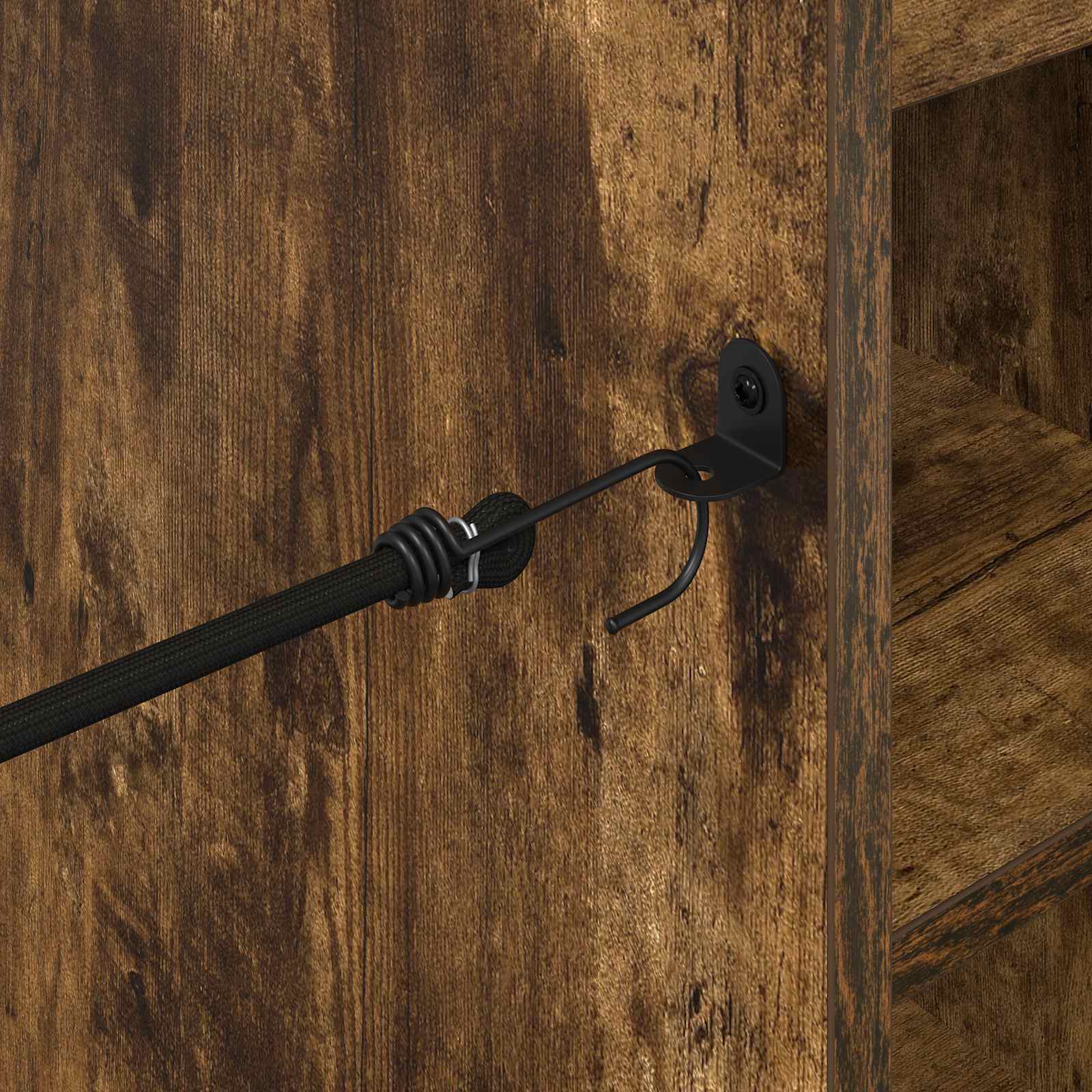 Armadio per Golf con ruota Rovere fumé 65 x 45 x 98 cm 899467