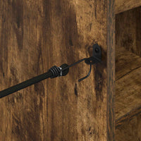 Armadio per Golf con ruota Rovere fumé 65 x 45 x 98 cm 899467