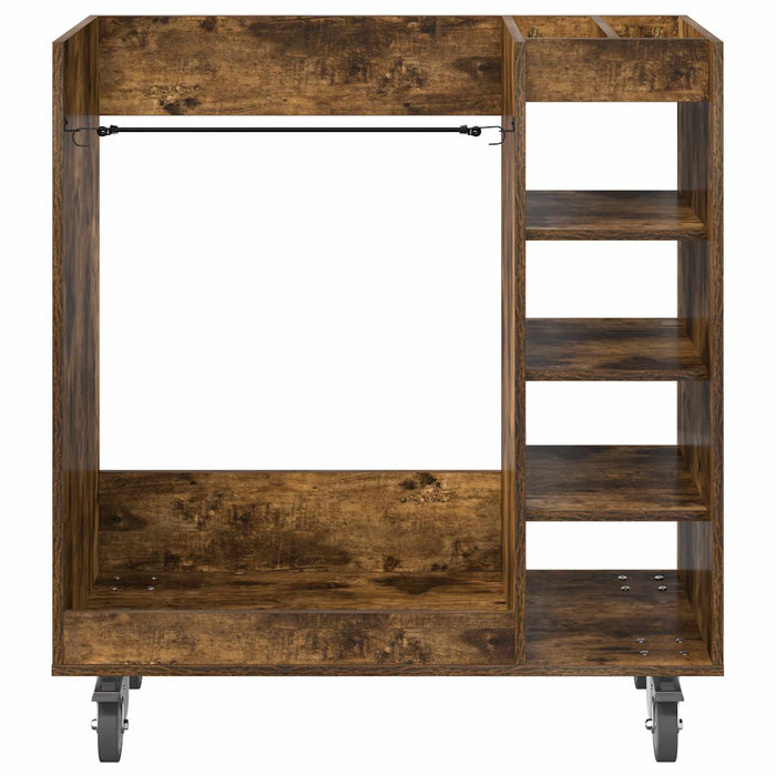 Armadio per Golf con ruota Rovere fumé 65 x 45 x 98 cm 899467