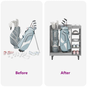 Armadio per Golf con ruota Grigio Sonoma 65 x 45 x 98 cm 899468