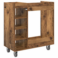 Armadio per Golf con ruota Legno vecchio 65 x 45 x 98 cm 899469