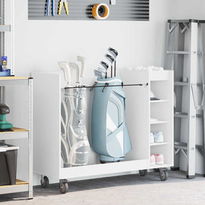 Armadio per Golf con ruota Tinta unita Bianco 120 x 45 x 98 cm 899471