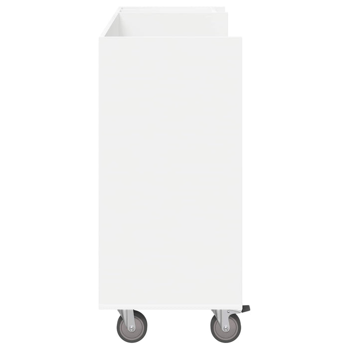 Armadio per Golf con ruota Tinta unita Bianco 120 x 45 x 98 cm 899471