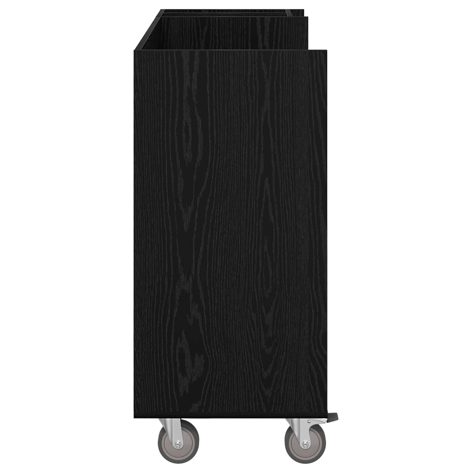 Armadio per Golf con ruota Rovere Nero 120 x 45 x 98 cm 899472