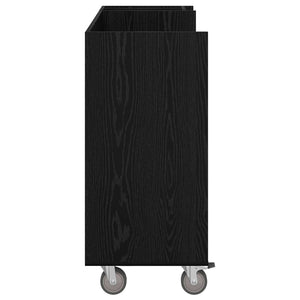 Armadio per Golf con ruota Rovere Nero 120 x 45 x 98 cm 899472