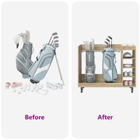 Armadio per Golf con ruota Rovere Sonoma 65 x 45 x 98 cm 899473