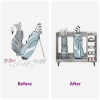 Armadio per Golf con ruota Grigio cemento 65 x 45 x 98 cm 899474