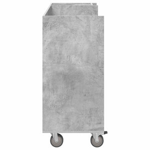 Armadio per Golf con ruota Grigio cemento 65 x 45 x 98 cm 899474