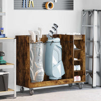 Armadio per Golf con ruota Rovere fumé 65 x 45 x 98 cm 899475