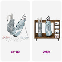 Armadio per Golf con ruota Rovere fumé 65 x 45 x 98 cm 899475