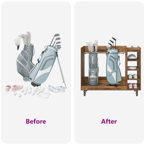 Armadio per Golf con ruota Legno vecchio 65 x 45 x 98 cm 899477