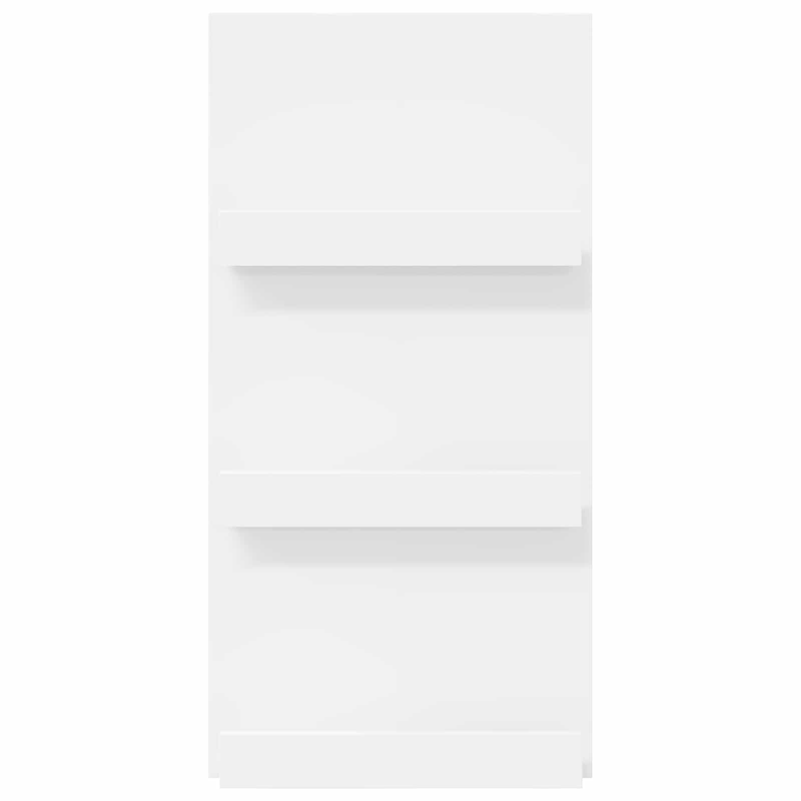 Scaffale per riviste Bianco 51 x 11 x 102 cm Legno multistrato 899503