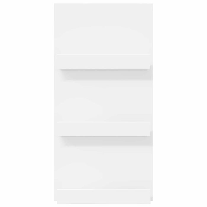 Scaffale per riviste Bianco 51 x 11 x 102 cm Legno multistrato 899503