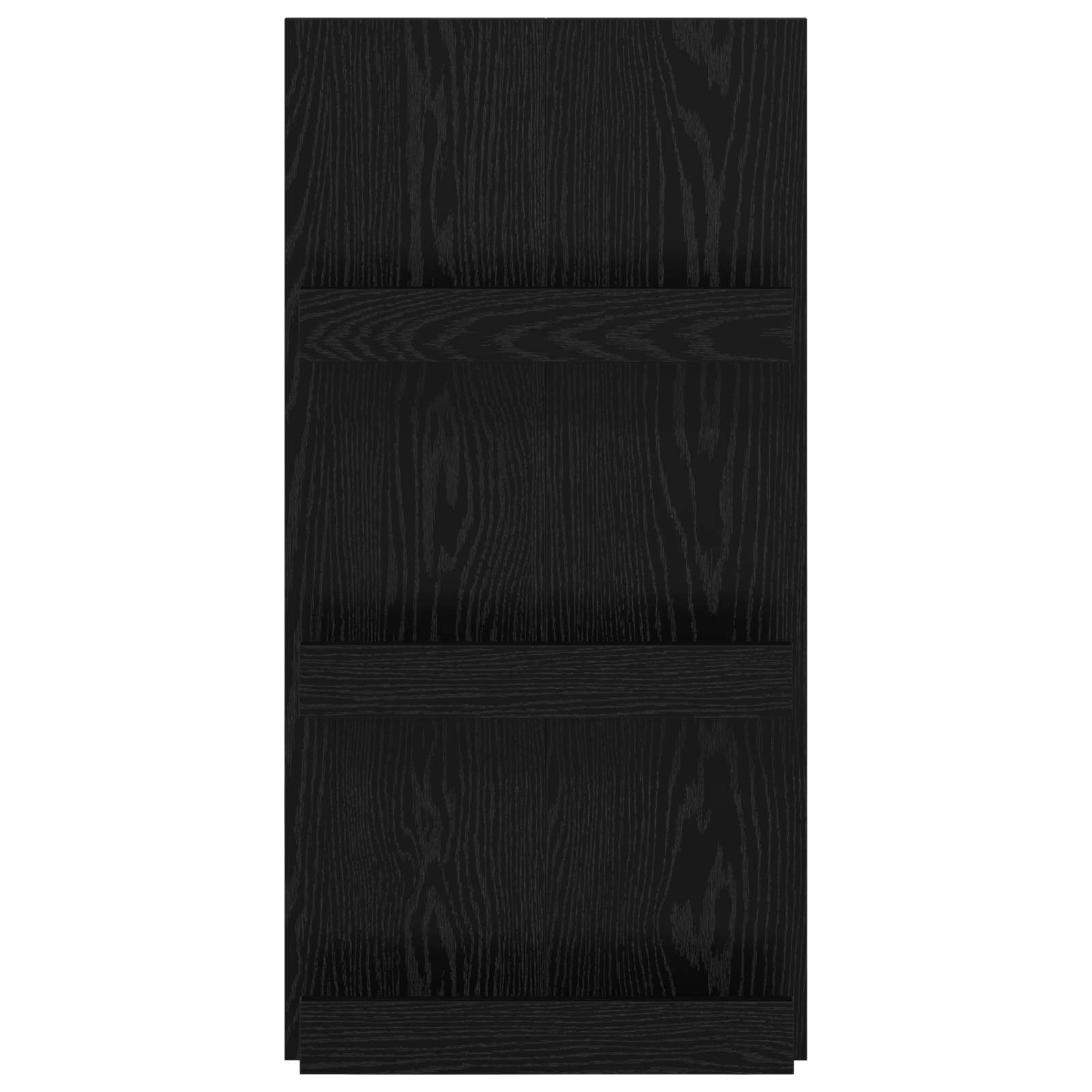 Scaffale per riviste Rovere Nero 51 x 11 x 102 cm 899504