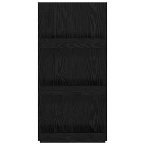 Scaffale per riviste Rovere Nero 51 x 11 x 102 cm 899504