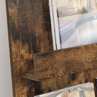 Scaffale per riviste Rovere fumé 51 x 11 x 102 cm 899507