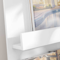 Scaffale per riviste Bianco 51 x 11 x 102 cm Legno multistrato 899511