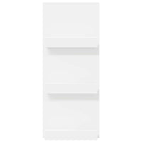 Scaffale per riviste Bianco 51 x 11 x 102 cm Legno multistrato 899511